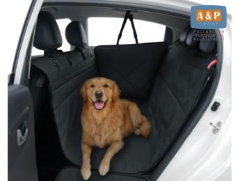 Автогамак Happy Dog Premium (Хэппи Дог Премиум). Цельный. Цвет: черный.