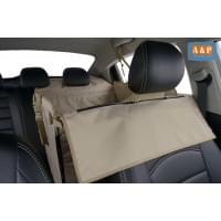 Автогамак Happy Dog Premium (Хэппи Дог Премиум). На половину сиденья. Цвет: бежевый.