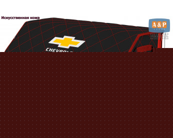 Органайзер-саквояж "Союз Премиум" в багажник Chevrolet (Шевроле), размер XL Plus. Цвет: черный с красной прострочкой Ромб.