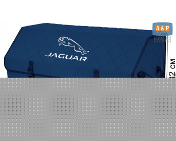 Органайзер-саквояж "Союз" в багажник Jaguar (Ягуар), размер XXL. Цвет: синий с синей прострочкой Ромб.