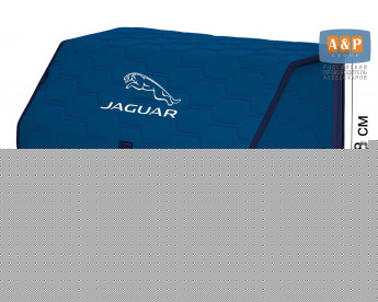 Органайзер-саквояж "Союз" в багажник Jaguar (Ягуар), размер L. Цвет: синий с синей прострочкой Соты.