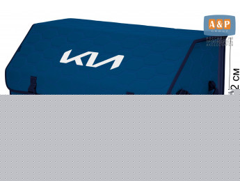 Органайзер-саквояж "Союз" в багажник KIA (КИА), размер XL Plus. Цвет: синий с синей прострочкой Соты.